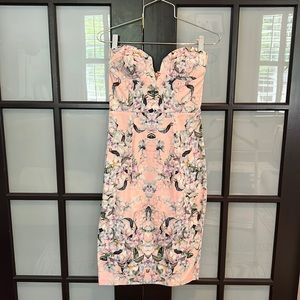 Sweet heart neck strapless dress - worn once